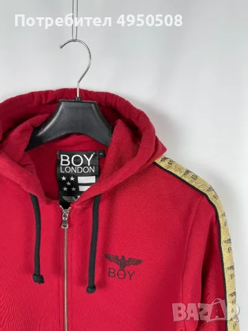 Суитшърт с качулка и цип „Boy London“, размер S, снимка 2 - Суичъри - 56168901