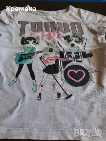 блузки за момиче, ръст 110/116, 6 бр-20лв общо, снимка 3 - Детски тениски и потници - 36810320