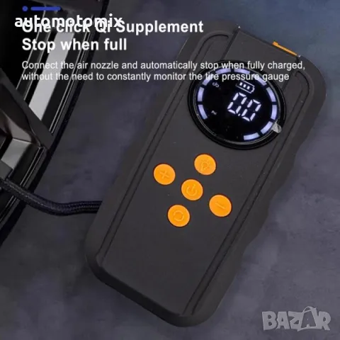 Стартерно устройство с компресор за гуми и фенер 3 в 1, бустер - 269405, снимка 3 - Аксесоари и консумативи - 48040740