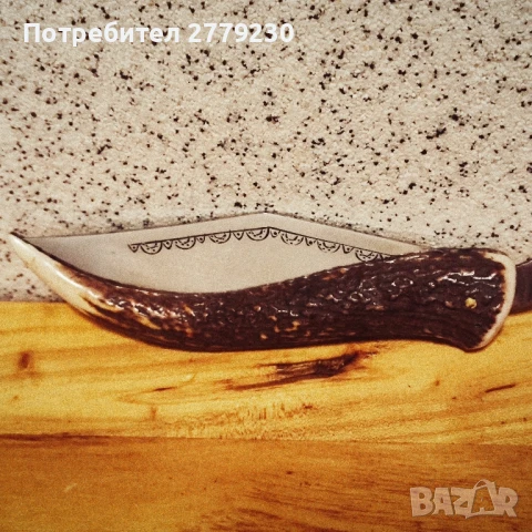 Стара Сойка с Еленов рог и орнаменти , снимка 2 - Други ценни предмети - 50850748