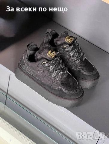 Gucci Дамски Меки И Топли Зимни Маратонки👟Дамски Спортни Обувки Гучи - Различни Цветове Код E1132, снимка 4 - Дамски боти - 52658346