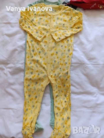 4 броя  нови пижами  9-12 месеца, снимка 5 - Бебешки пижами - 48843918