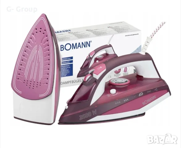 Парна Ютия BOMANN(Германия )2600W!Керамична плоча !
