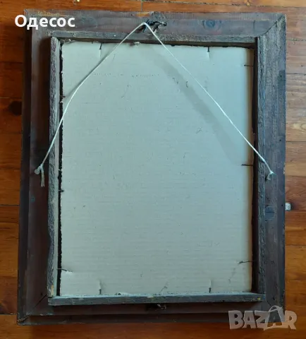 Натюрморт на худ.Христо Каварналиев ,маслени бой върху картон, снимка 4 - Антикварни и старинни предмети - 50131616