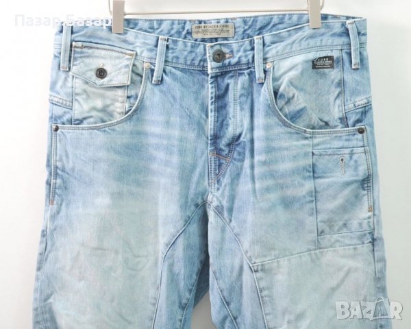 JACK & JONES STAN Osaka Оригинални Дънки Джинси Светлосини 32х32 (48-M), снимка 5 - Дънки - 39216797