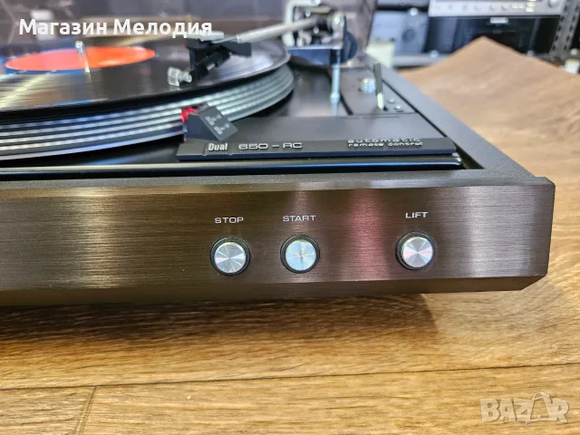 Грамофон Dual CS 650 RC Electronic Direct Drive – Перфектен Пълен Автомат, Made in W. Germany, снимка 6 - Грамофони - 55940039