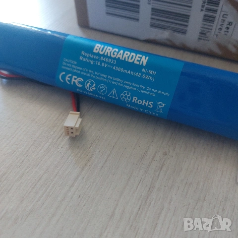 Нова Батерия Burgarden 846933 за Соларни Щории VELUX SSL (10.8V, 4500mAh), снимка 3 - Друга електроника - 54324014