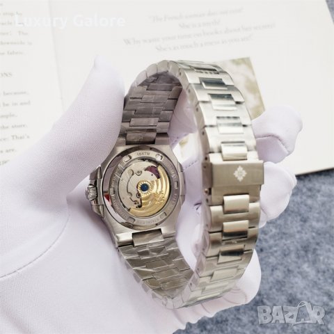 Мъжки часовник Patek Philippe Nautilus 40th Anniversary с автоматичен механизъм, снимка 6 - Луксозни - 37026739