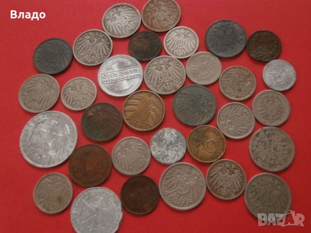 Лот стари не поватрящи се германски монети , снимка 8 - Нумизматика и бонистика - 44259436