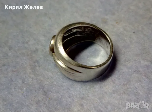 РАЗКОШЕН СКЪПОЦЕНЕН СРЕБЪРЕН ПРЪСТЕН СРЕБРО 925 с ЮВЕЛИРНО ФАСЕТИРАН МОЙСАНИТ 48602, снимка 10 - Пръстени - 49917326