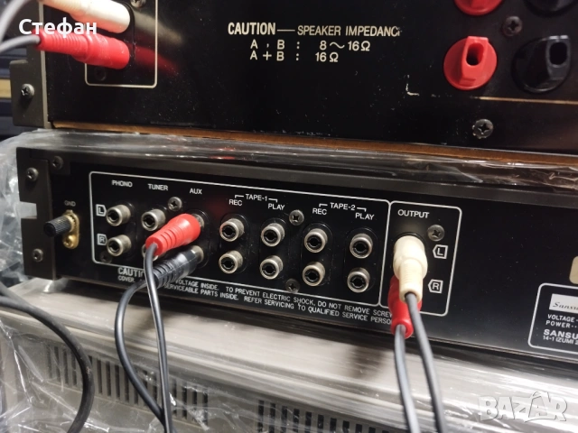 Sansui B77 C77, снимка 5 - Ресийвъри, усилватели, смесителни пултове - 53187378