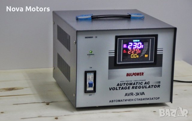 Автоматичен Стабилизатор На Ток 3KW BULPOWER С LED ДИСПЛЕЙ