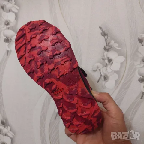 водоустойчиви туристически  маратонки  Adidas Terrex Agravic B R.RDY Lilac  номер 34, снимка 14 - Детски маратонки - 39179773