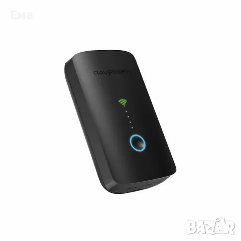 Преносим безжичен рутер - Filehub RavPower RP-WD03, четец на карти, външна батерия 6000mAh