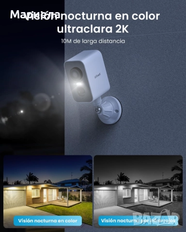 Външна камера ieGeek ZS-GX3S, 3MP, WiFi, снимка 5 - Камери - 51905365