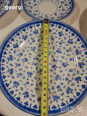 немска порцеланов сервиз KPM синя роза   10/5, снимка 4 - Сервизи - 48336897