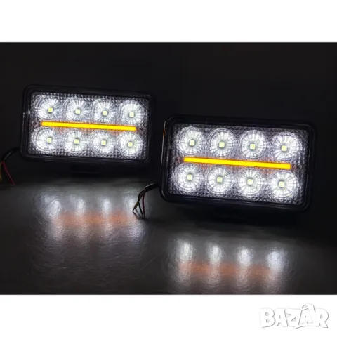 Комплект LED халогени с 8 диода, снимка 4 - Аксесоари и консумативи - 55864095