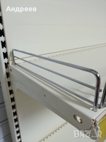 Ограничител за метален рафт /полица/ с дължина 1м., снимка 4 - Оборудване за магазин - 30046291