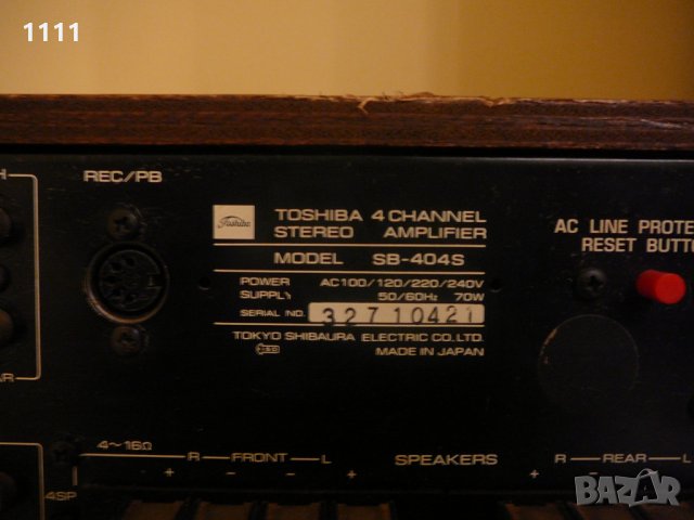 TOSHIBA SB-404S, снимка 7 - Ресийвъри, усилватели, смесителни пултове - 35349483