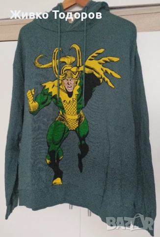 Суитшърт/Худи с качулка Marvel - Loki (НОВ), снимка 2 - Суичъри - 50984032