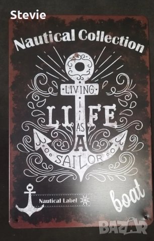 Метална табела - котва, снимка 1