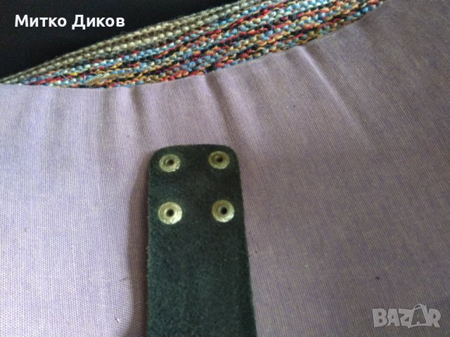 Гривна верижка за ръка женска естествена кожа 2225х38мм -40камъчета и и нскрустация, снимка 8 - Гривни - 40384624