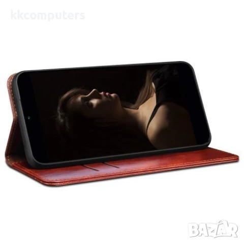 Nothing Phone (3a) Crazy Horse Texture Wallet Калъф и Протектор, снимка 5 - Калъфи, кейсове - 51219818