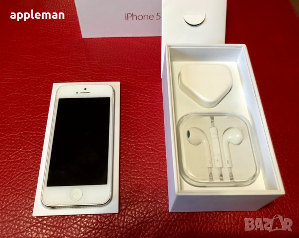 Apple iPhone 5 бял 16Gb Фабрично отключен Айфон телефон, снимка 3 - Apple iPhone - 36688567