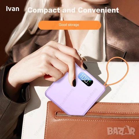 Външна батерия Power Bank за 3 броя батерии 18650 !!!Бързо зареждане PD version: 22.5W!!!, снимка 10 - Оригинални батерии - 53983551