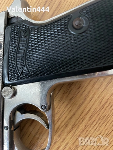 Пистолет "ВАЛТЕР  ПП" кал. 7,65мм - ДЕАКТИВИРАН/ОБЕЗОПАСЕН, снимка 8 - Бойно оръжие - 54024238