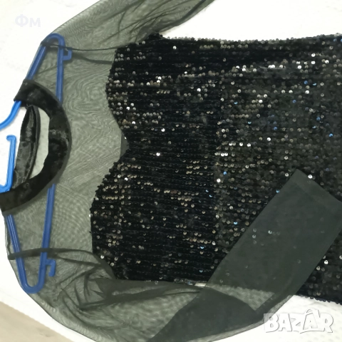 Парти рокля с пайети., снимка 2 - Рокли - 52775052