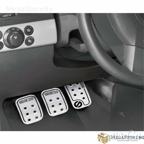 Спортни алуминиеви подложки за педали Sparco OPC04060000, снимка 2 - Аксесоари и консумативи - 48063429