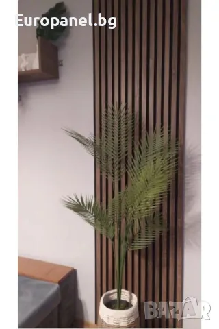 Декоративен стенен панел – MDF – Орех – 60 x 280 см