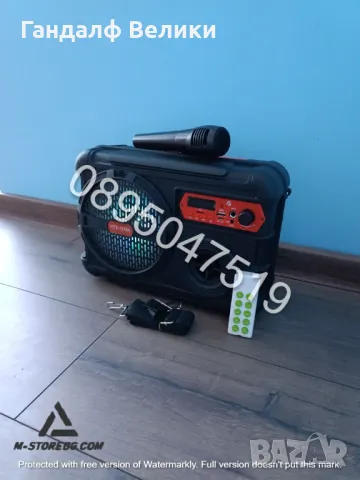 НОВАТА МОЩНА ТОНКОЛОНА МОДЕЛ KTS-1218 с подарък микрфофон, снимка 5 - Тонколони - 49324501