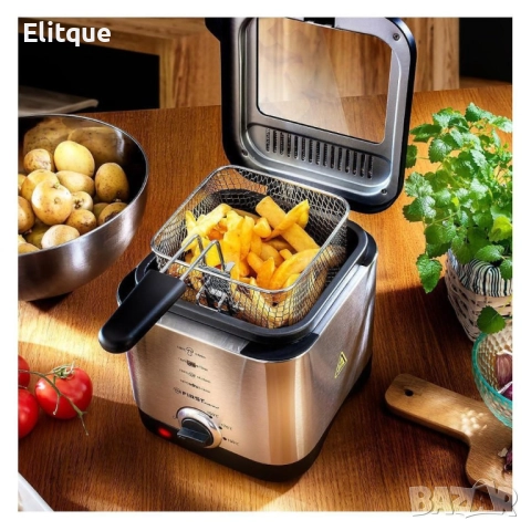 Фритюрник с вместимост 1,5 литра, мощност 900 W FIRST, снимка 7 - Друга електроника - 52854850