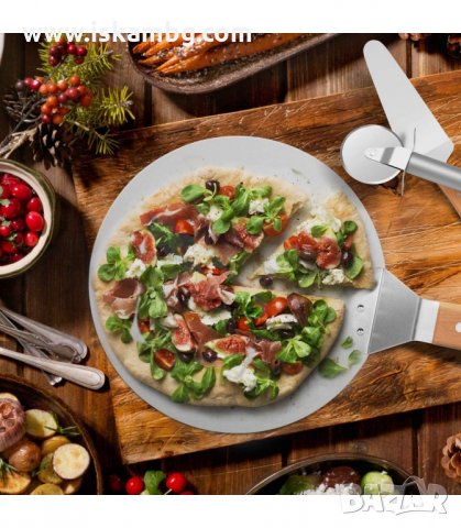 ЛОПАТКА ЗА ПИЦА С ДЪРВЕНА ДРЪЖКА - код 3016, снимка 5 - Прибори за хранене, готвене и сервиране - 33898479