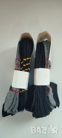 Комплект от 12 броя мъжки памучни чорапи, снимка 8 - Мъжки чорапи - 36655704