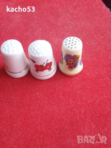 Порцеланови напръсници- 3 броя., снимка 7 - Колекции - 51390255