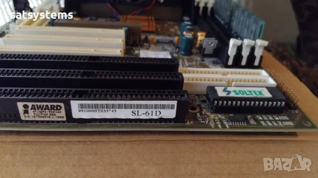 Дънна платка Soltek SL-61D Slot 1 CPU+RAM, снимка 7 - Дънни платки - 47897903