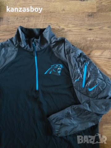 nike carolina panthers - страхотно мъжко горнище УГОЛЕМЕНО, снимка 8 - Спортни дрехи, екипи - 42262865