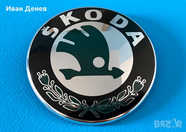 Skoda емблема Шкода fabia superb octavia 1.9tdi quadic капак стикер, снимка 8 - Аксесоари и консумативи - 34402081