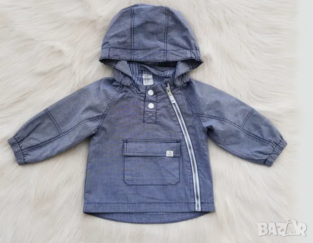 Бебешко яке H&M 6-9 месеца ръст 74см. , снимка 3 - Бебешки якета и елеци - 49475232