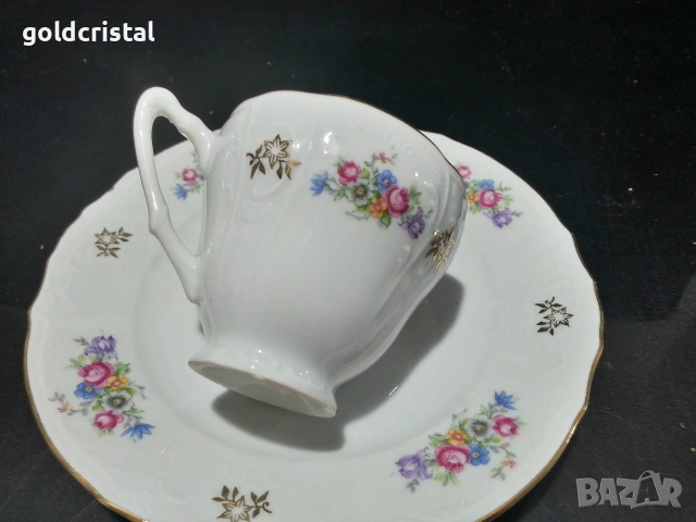 Чехословакия фин порцелан чаша за кафе чай 