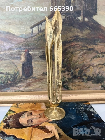 Уникална бронзова статуетка, снимка 4 - Колекции - 53936080