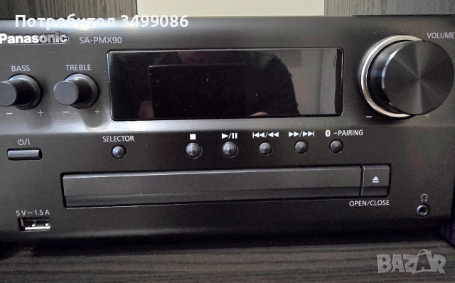 Стерео система Panasonic SC-PMX90EG-K, снимка 4 - Ресийвъри, усилватели, смесителни пултове - 54286382