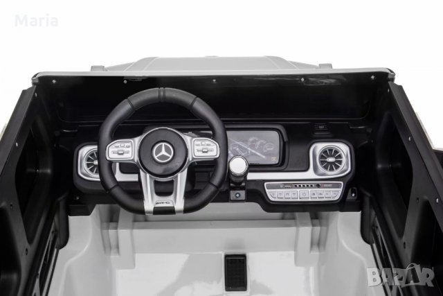 ДВУМЕСТЕН Акумулаторен джип Mercedes-Benz G63 AMG Licensed 24V батерия,MP3, с меки гуми, снимка 10 - Детски велосипеди, триколки и коли - 35469610