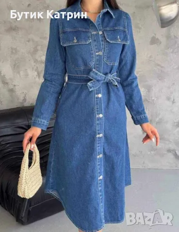 Дамска рокля деним , снимка 1