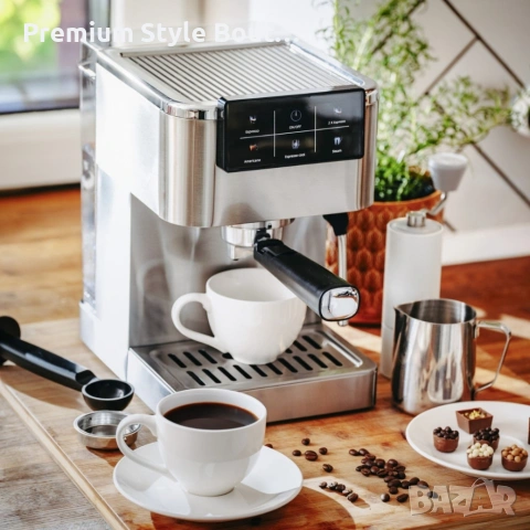 Професионална еспресо машина 20 бара с PID и Thermoblock – 5 в 1 , снимка 3 - Друга електроника - 54138335