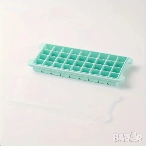 Силиконова форма за кубчета лед с прозрачен капак, снимка 8 - Други - 52862414