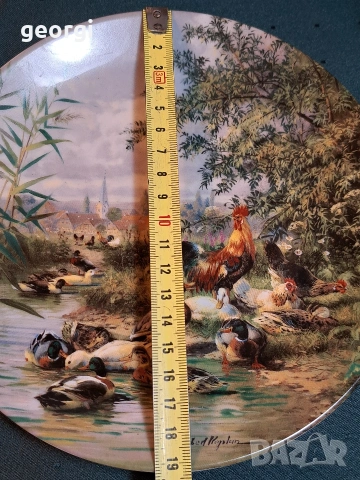 декоративна порцеланова чиния 35/1, снимка 7 - Декорация за дома - 54270418